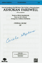 Ashokan Farewell SAB choral sheet music cover